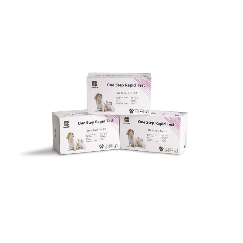Wholesale Price China Eu Approved Rapid Antigen Test - Lifecosm  Canine Distemper Virus Ag Test Kit for Pet test – Lifecosm