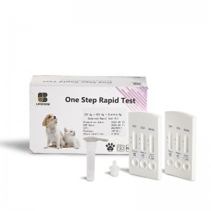 Lifecosm Canine Coronavirus Ag/Canine Parvovirus Ag/Giardia Ag test kit