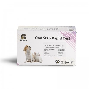 Lifecosm Canine Coronavirus Ag/Canine Parvovirus Ag/Giardia Ag test kit